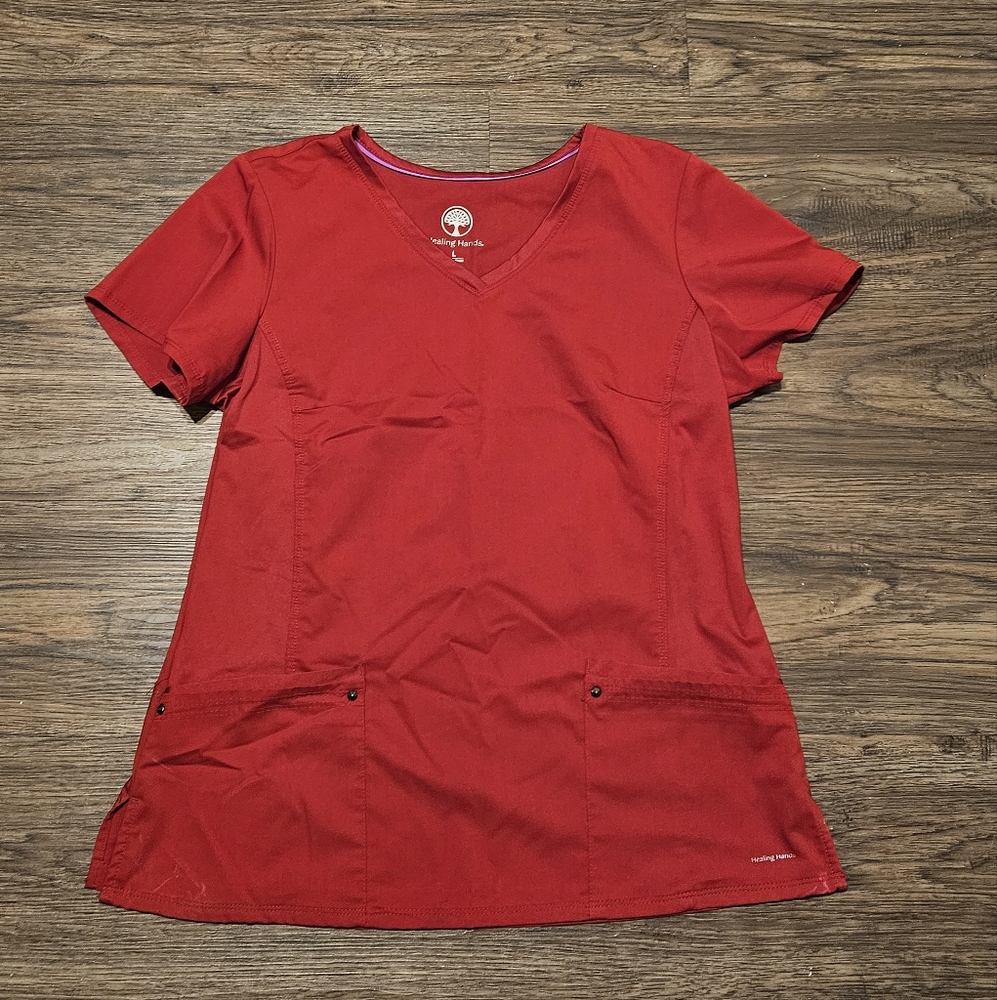 Healing Hands Red Women's Top